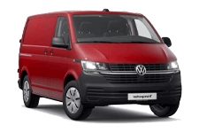 Car Hire Stalybridge - Red VW Transporter Automatic - Van hire Stalybridge