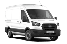 Car Hire Stalybridge - White Ford Transit Medium Wheel Base - Van hire Stalybridge